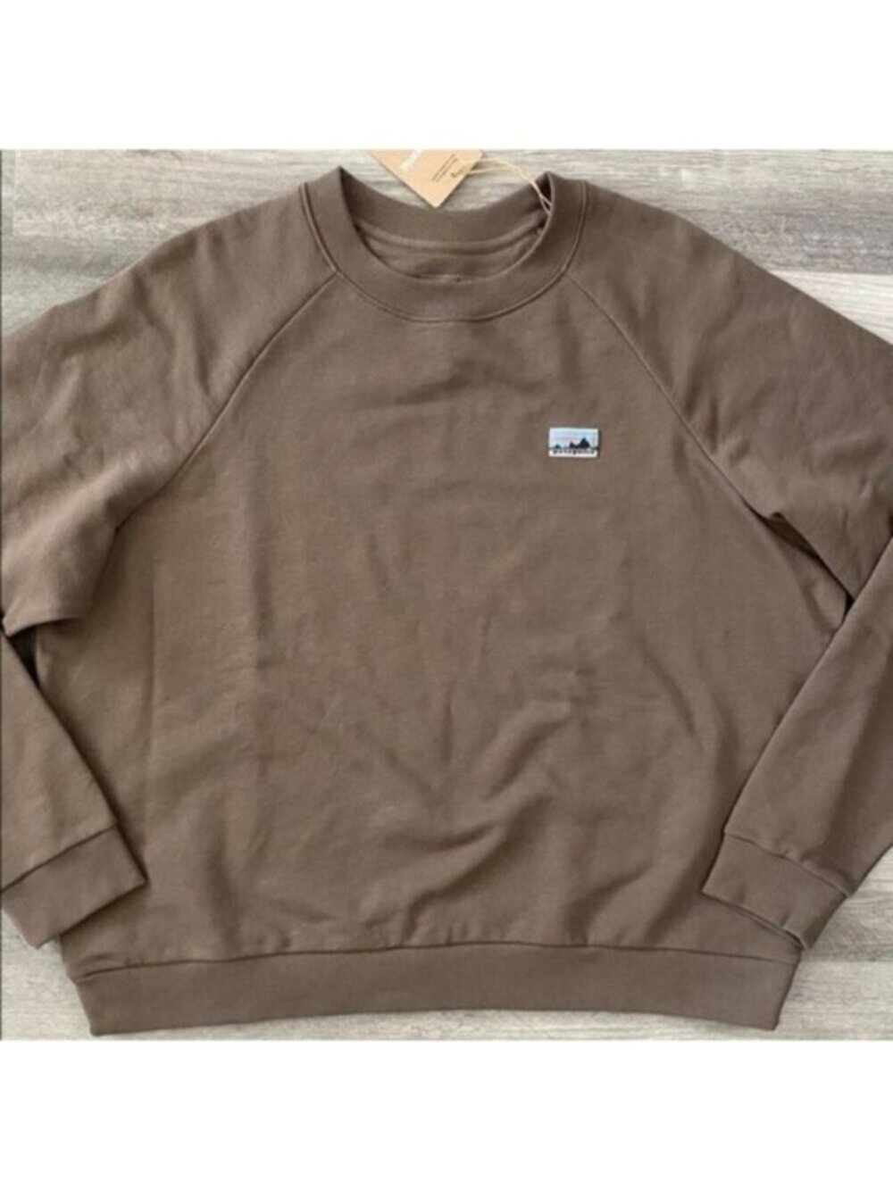 NWT Patagonia Regenerative Organic Cotton Sweatshirt Marlow Brown MRLB Large